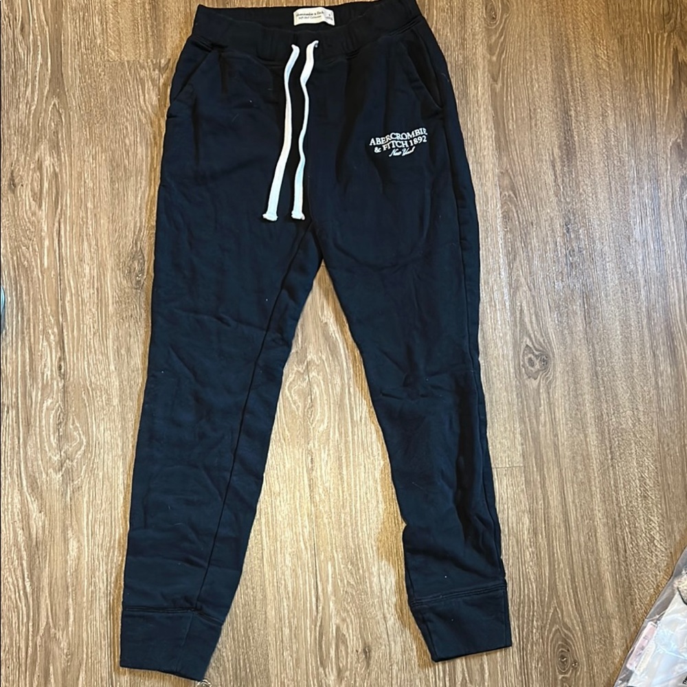 Abercrombie & Fitch Black Joggers